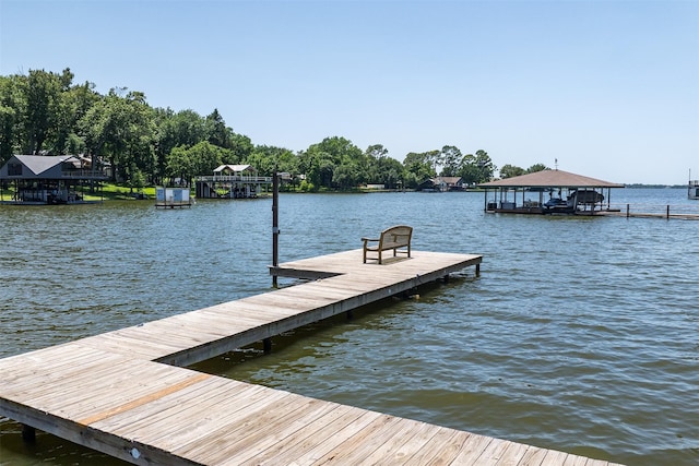 147 Carolynn Rd, Mabank, TX 75156 - dock area with a water view