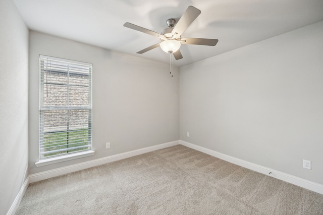 129 Braves Way, Lavon, TX 75166 - carpeted empty room featuring healthy amount of natural light, ceiling fan, and baseboards