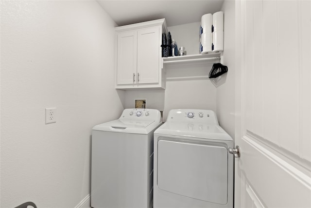 129 Braves Way, Lavon, TX 75166 - washroom featuring washer and dryer and cabinet space