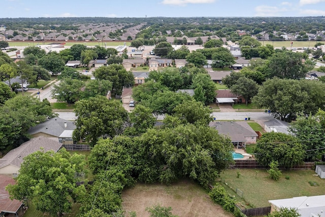 6821 Mickey Dr, Watauga, TX 76148 - aerial perspective of suburban area
