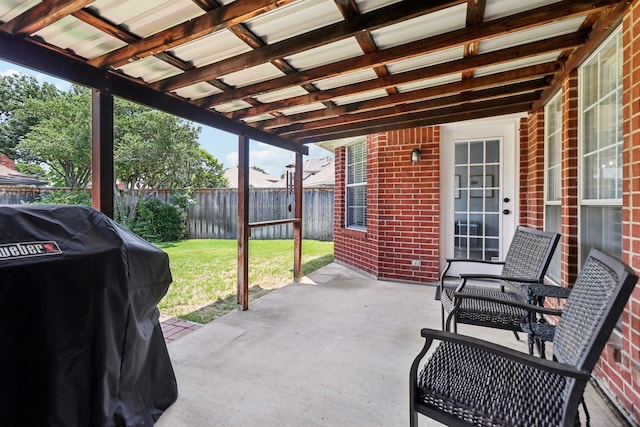 7314 Glenstone St, Rowlett, TX 75089 - view of patio / terrace featuring grilling area