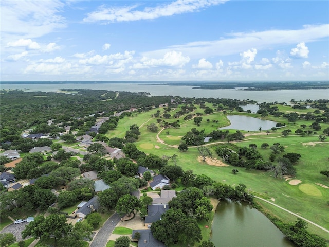 5305 Links Dr, Waco, TX 76708 - aerial view of property's location with a nearby body of water, a golf course, and nearby suburban area
