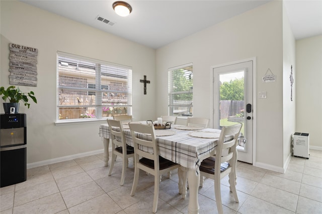 2014 Autumn Dr, Glenn Heights, TX 75154 - dining room with light tile patterned floors