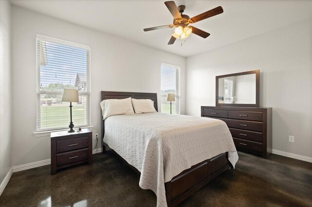 7030 Brooke Blvd, Midlothian, TX 76065 - bedroom featuring baseboards and ceiling fan