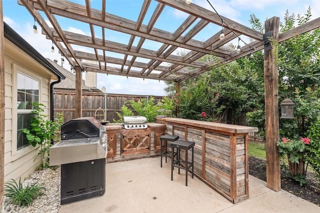 11808 Warbler Ln, Fort Worth, TX 76244 - view of patio / terrace featuring a pergola