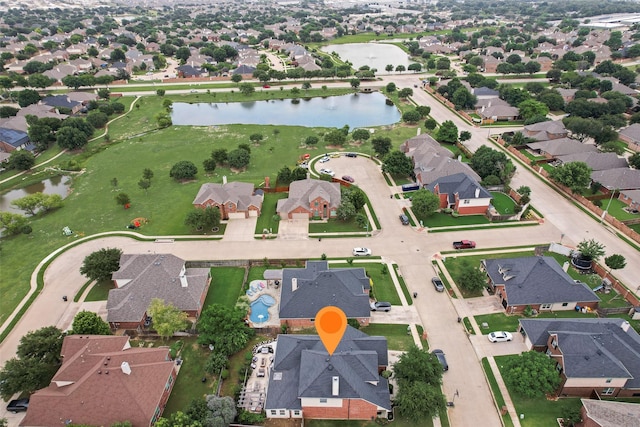 11808 Warbler Ln, Fort Worth, TX 76244 - aerial overview of property's location featuring nearby suburban area and a nearby body of water