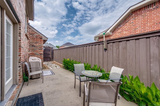 417 Fox Trl, Allen, TX 75002 - fenced backyard featuring a patio