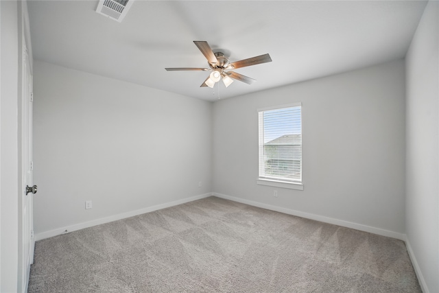 809 Vineyard Way, Forney, TX 75126 - empty room with ceiling fan, carpet flooring, and baseboards
