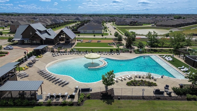 809 Vineyard Way, Forney, TX 75126 - view of swimming pool featuring a residential view