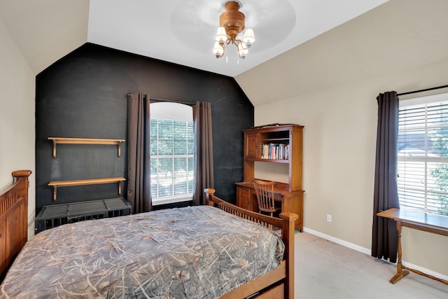 8 Calloway Ct, Mansfield, TX 76063 - carpeted bedroom featuring lofted ceiling, baseboards, and a ceiling fan