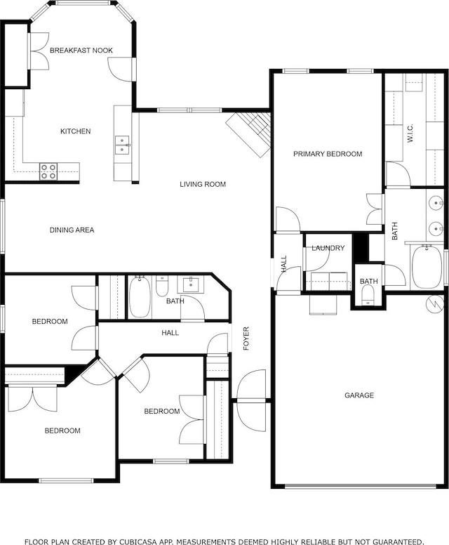 1117 Marcia Ln, Burleson, TX 76028 - room layout