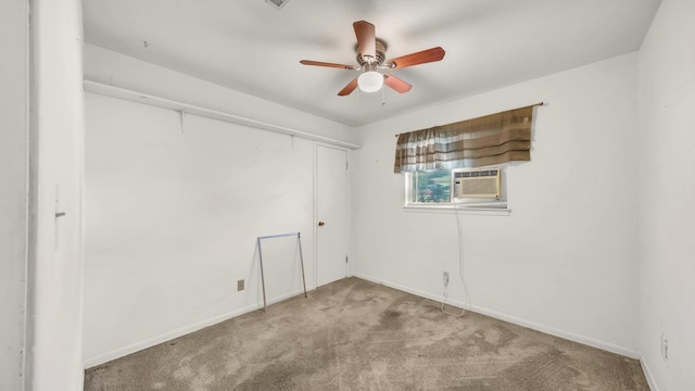 212 E Rentz St, Weatherford, TX 76086 - carpeted spare room featuring ceiling fan and baseboards
