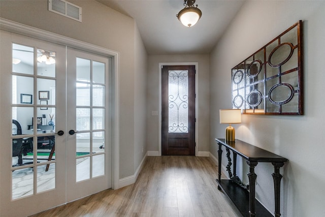 1421 Cedar Creek Dr, Anna, TX 75409 - foyer with plenty of natural light, wood finished floors, and baseboards