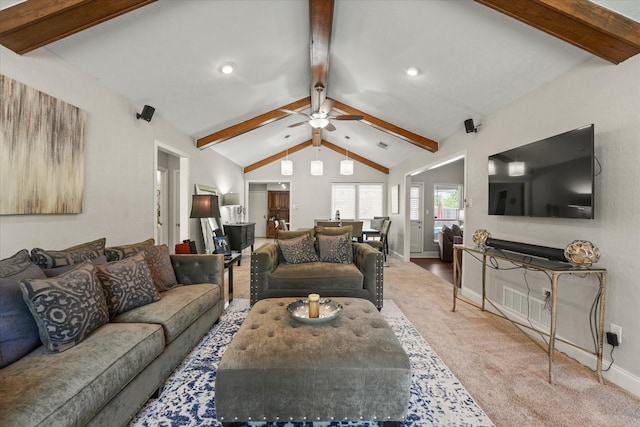 3701 Knob Hill Dr, Plano, TX 75023 - carpeted living room featuring ceiling fan and baseboards