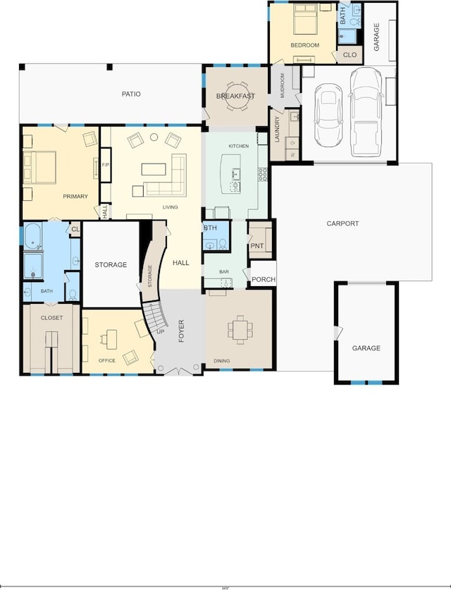 1551 Sweetwater Ln, Prosper, TX 75078 - view of floor plan / room layout