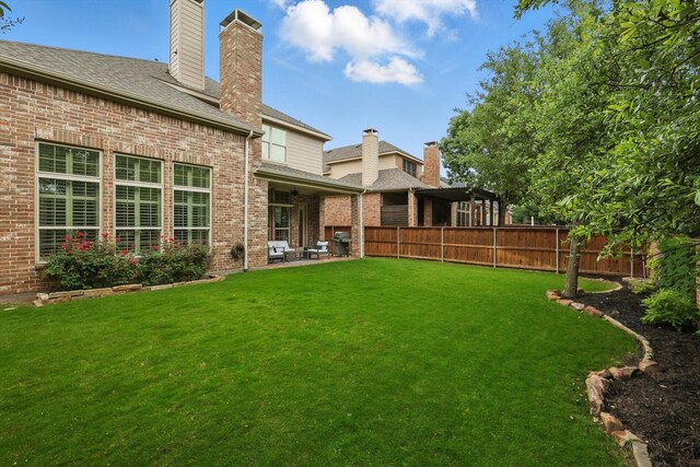 9008 Cypress Creek Rd, Lantana, TX 76226 - view of yard featuring a patio