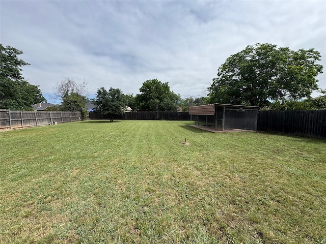 1402 Clarks Dr, Abilene, TX 79602 - view of yard featuring an outdoor structure and exterior structure
