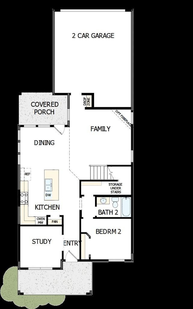 1847 Rosedale Ave, Van Alstyne, TX 75495 - property floor plan