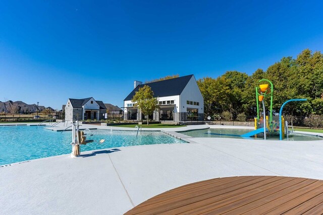 1847 Rosedale Ave, Van Alstyne, TX 75495 - community pool with a patio