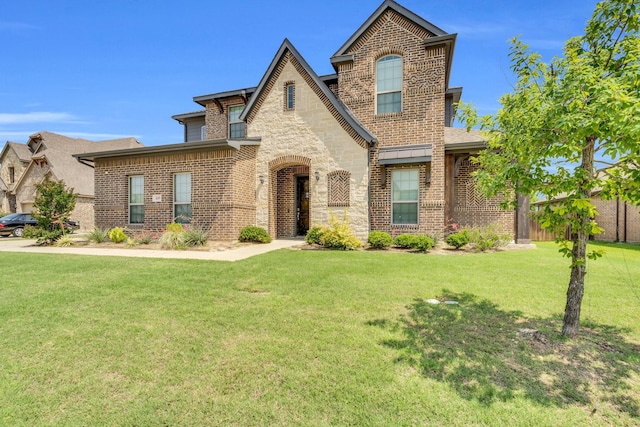 449 Hillstone Dr, Midlothian, TX 76065 - view of front of home featuring brick siding and stone siding
