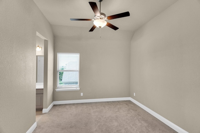 449 Hillstone Dr, Midlothian, TX 76065 - empty room featuring light carpet, ceiling fan, and baseboards