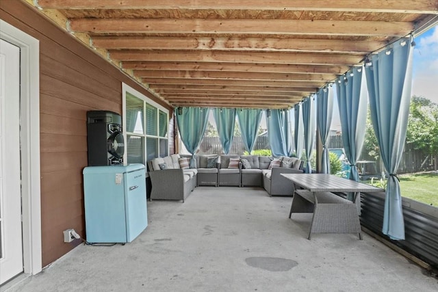 4325 Falcon Dr, Sherman, TX 75092 - view of patio featuring an outdoor hangout area