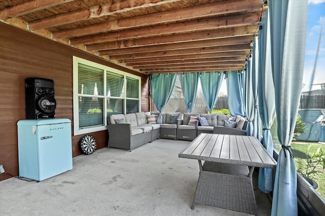 4325 Falcon Dr, Sherman, TX 75092 - sunroom / solarium featuring an outdoor hangout area