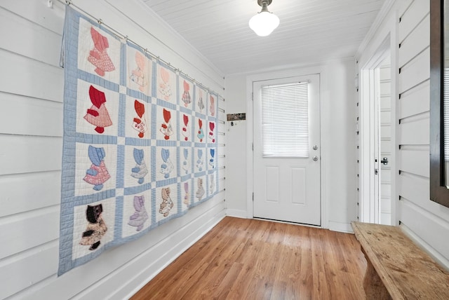1125 Sayles Blvd, Abilene, TX 79605 - doorway with light wood-style flooring and baseboards