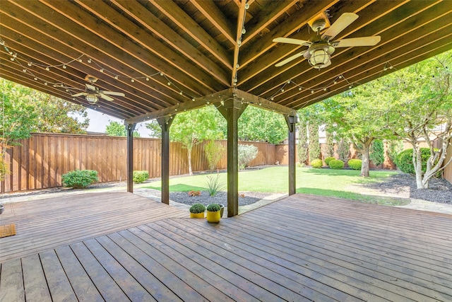 12744 Concho Dr, Frisco, TX 75033 - deck featuring ceiling fan
