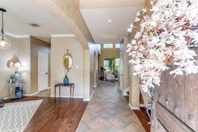 12744 Concho Dr, Frisco, TX 75033 - foyer featuring baseboards and arched walkways