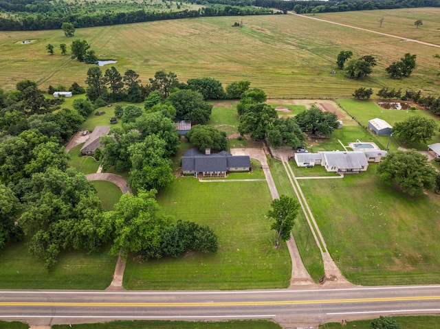 1108 Quitman St, Pittsburg, TX 75686 - aerial overview of property's location with rural landscape