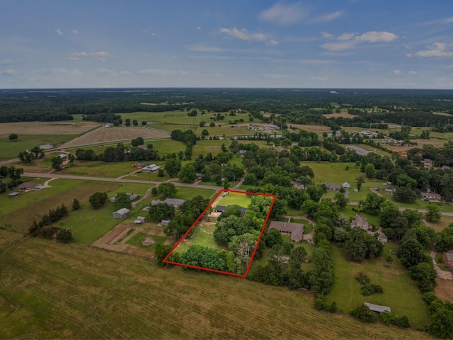 1108 Quitman St, Pittsburg, TX 75686 - view of rural area featuring property parcel outlined