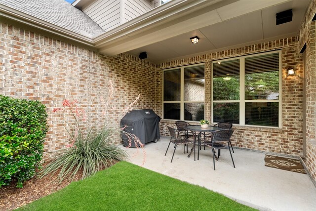 843 Bear Crossing Dr, Allen, TX 75013 - view of patio / terrace featuring grilling area