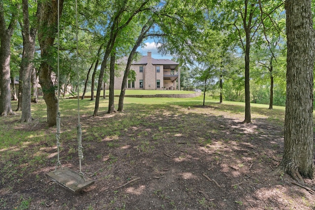 1803 Sunset Xing, Cedar Hill, TX 75104 - view of green lawn featuring a balcony
