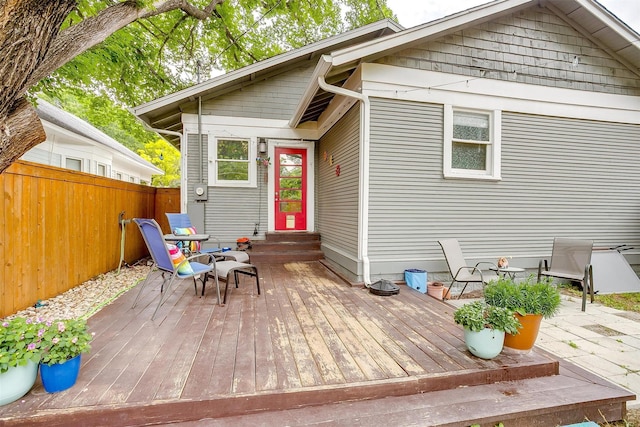 2108 Fairmount Ave, Fort Worth, TX 76110 - deck featuring entry steps