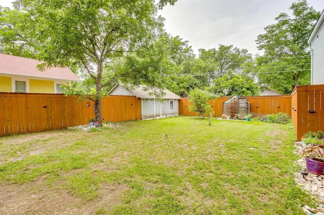 2108 Fairmount Ave, Fort Worth, TX 76110 - view of yard with a greenhouse