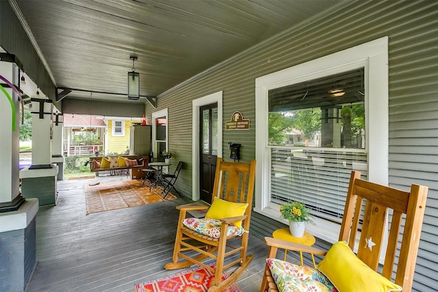 2108 Fairmount Ave, Fort Worth, TX 76110 - view of wooden porch