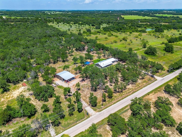 1107 Perkins Rd, Poolville, TX 76487 - bird's eye view of a forest
