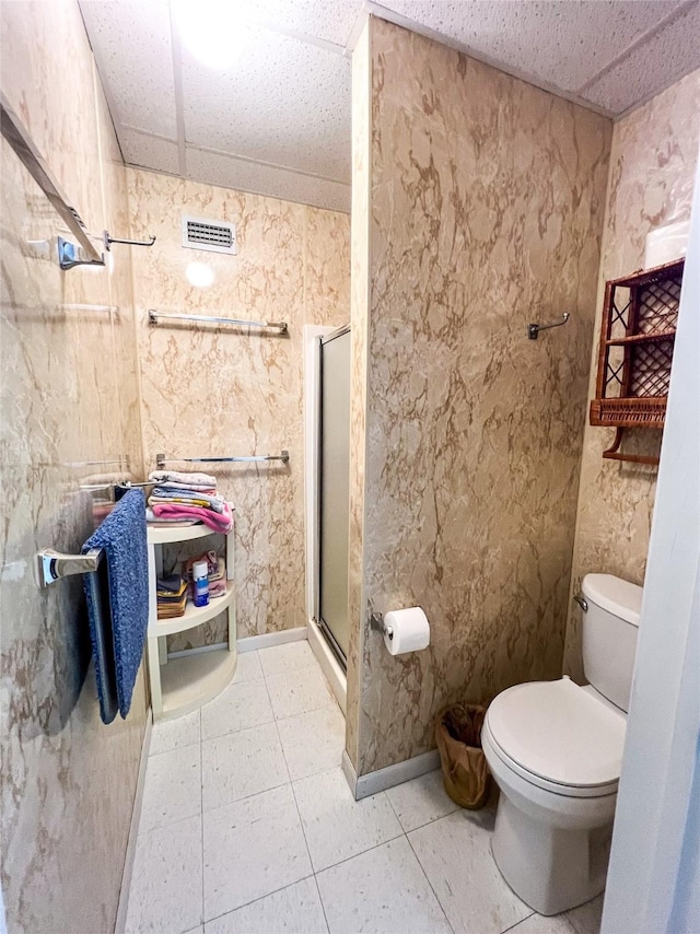 5260 County Road 268, Anson, TX 79501 - full bathroom with a stall shower and toilet