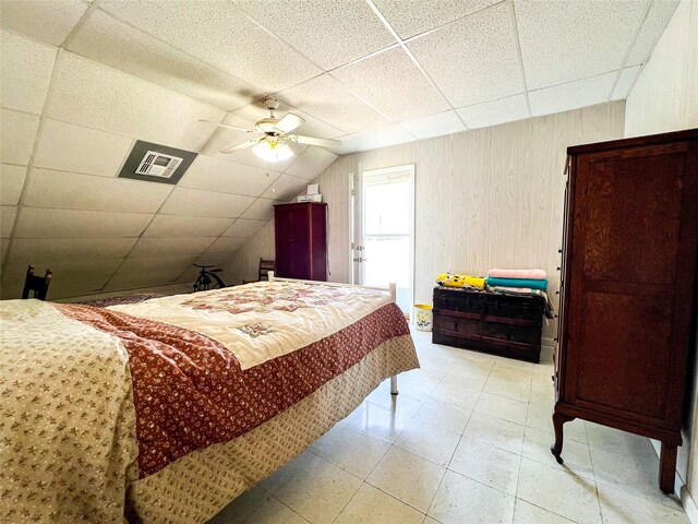 5260 County Road 268, Anson, TX 79501 - bedroom with a paneled ceiling and ceiling fan