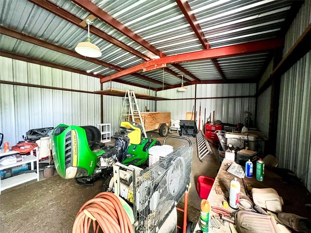 5260 County Road 268, Anson, TX 79501 - view of garage