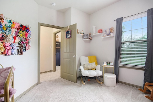 407 Dill Rd, Weatherford, TX 76085 - sitting room with light colored carpet and baseboards