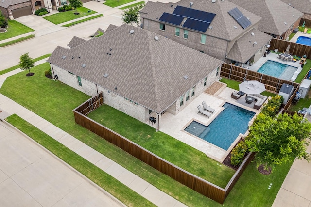 2921 Crossbow Ln, Celina, TX 75009 - aerial perspective of suburban area with a pool area