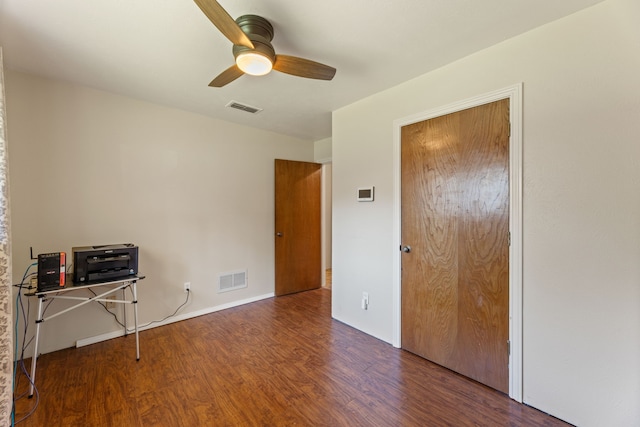 208 Ashe Bend Dr, Rowlett, TX 75087 - bedroom with wood finished floors and a ceiling fan