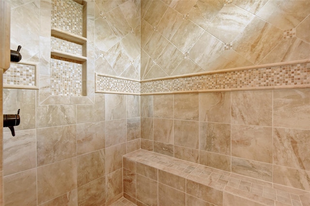 128 Whispering Winds Dr, Gunter, TX 75058 - full bath featuring a tile shower
