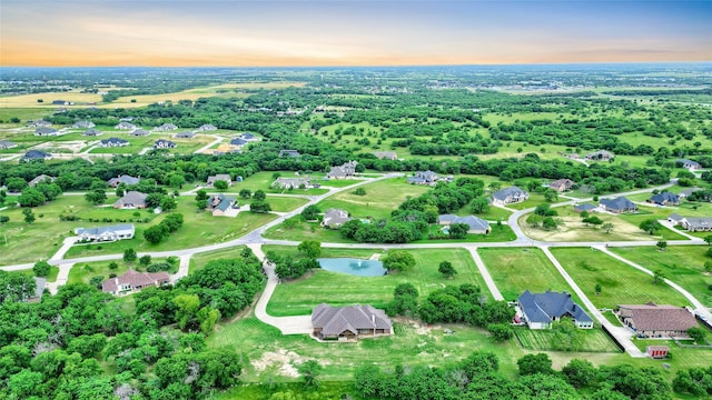 128 Whispering Winds Dr, Gunter, TX 75058 - aerial view of property and surrounding area featuring a nearby body of water