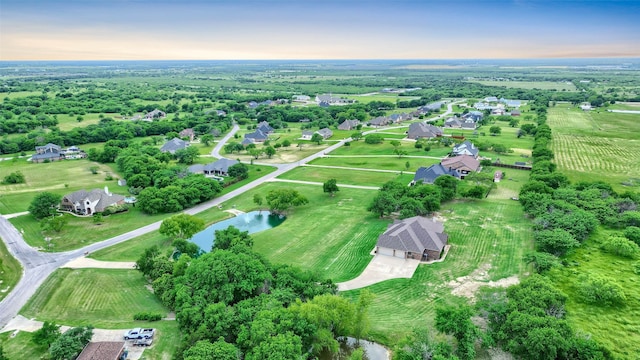 128 Whispering Winds Dr, Gunter, TX 75058 - aerial view of property's location with a nearby body of water