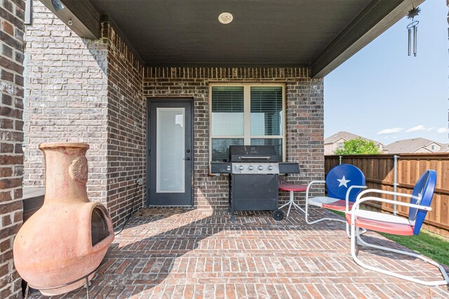 2014 Slow Stream Dr, Royse City, TX 75189 - view of patio featuring grilling area