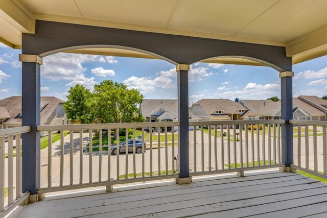 9736 Old Field Dr, Mckinney, TX 75072 - deck featuring a residential view