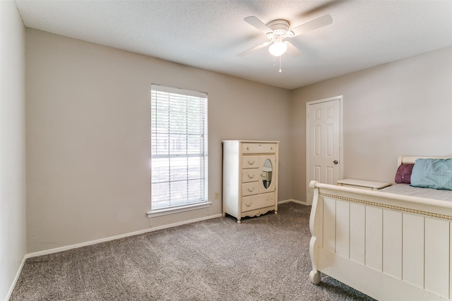 1816 Chattanooga, Bedford, TX 76021 - carpeted bedroom with baseboards and a ceiling fan